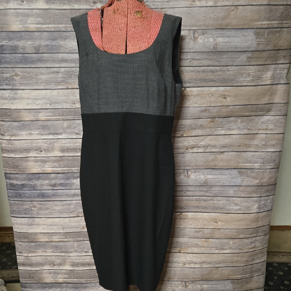 Elegant Black and Gray Women's Dress